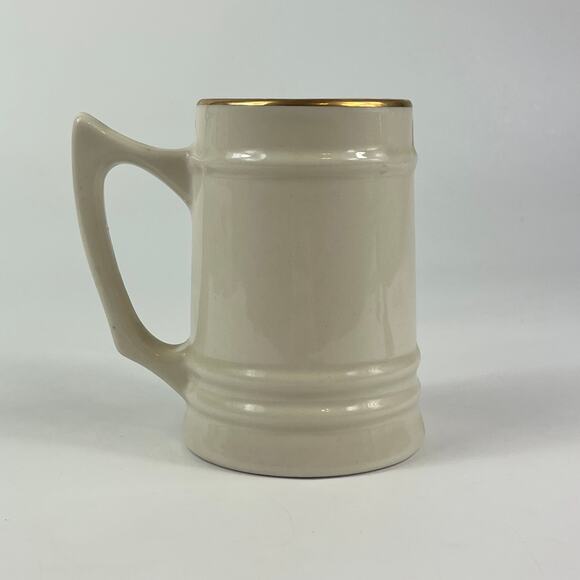 NYU University of New York Beer Mug Stein Coffee Cup Gold Trim Ceramic Vintage - Picture 3 of 9